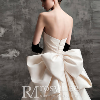 Wedding Dress with Bowknot