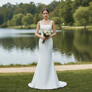 Elegant Transformable Wedding Gown Two Styles in One Masterpiece