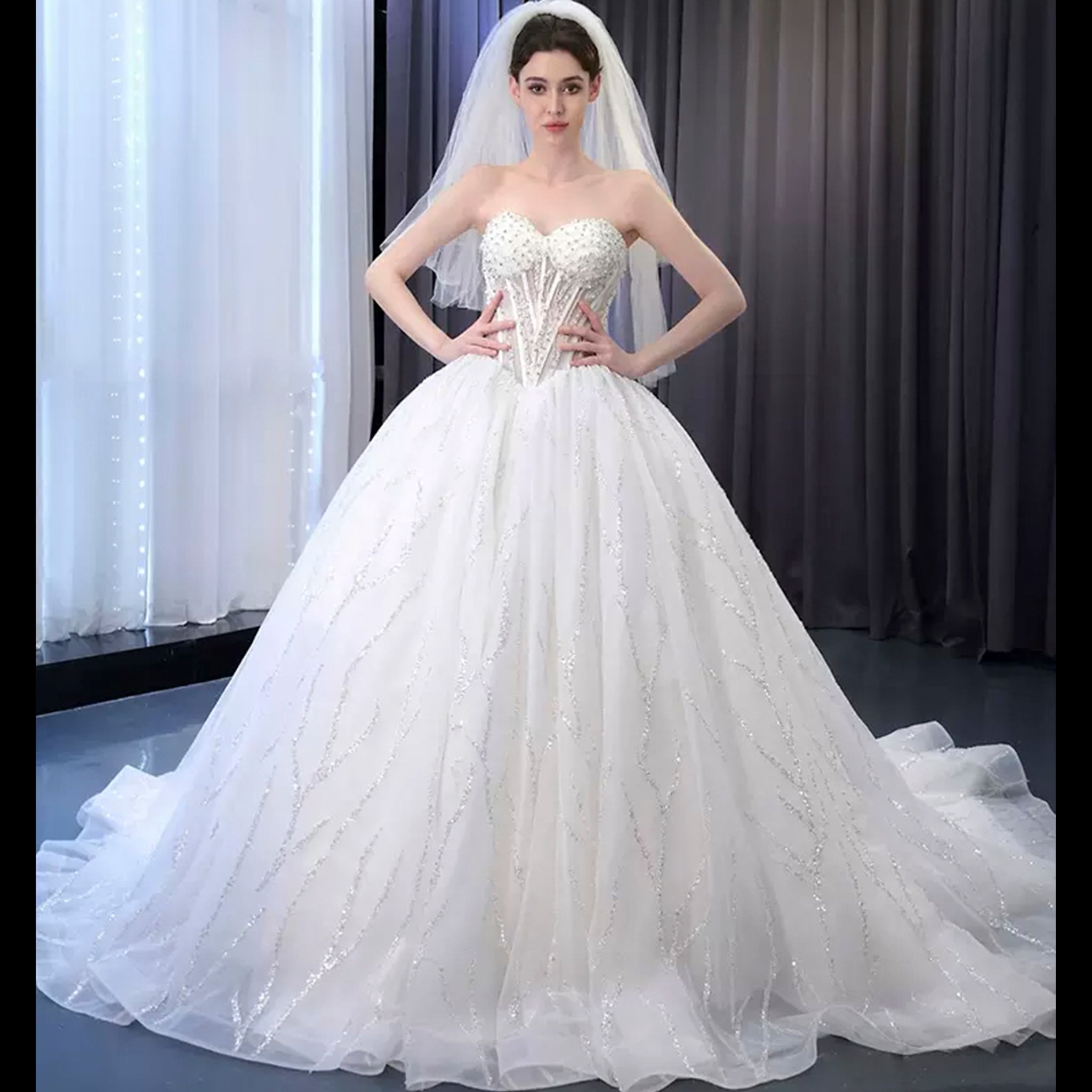 Corset Transparente Vestido De Novia Tipo Corset Vestido De Novia