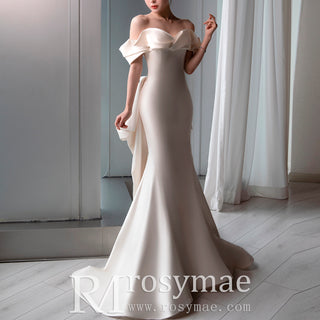Satin Mermaid Wedding Dress