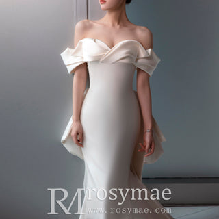 Satin Mermaid Wedding Dress