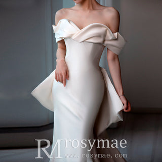 Satin Mermaid Wedding Dress