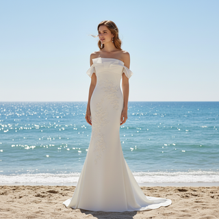 Elegant Mermaid Wedding Dresses Off-the-shoulder