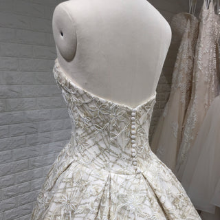 Luxury Sparkly Ball Gown Wedding Dresses for Elegant Brides