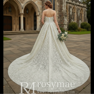 Vintage Luxury Sparkly Ball Gown Wedding Dresses for Elegant Brides