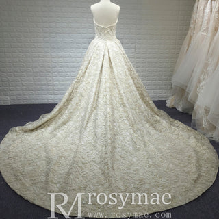 Luxury Sparkly Ball Gown Wedding Dresses for Elegant Brides