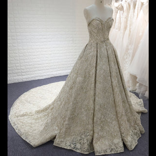 Luxury Sparkly Ball Gown Wedding Dresses for Elegant Brides