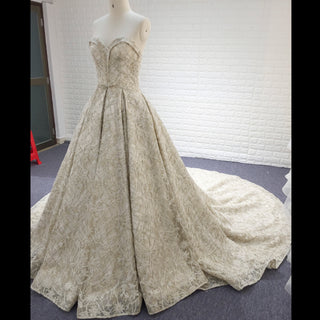 Luxury Sparkly Ball Gown Wedding Dresses for Elegant Brides