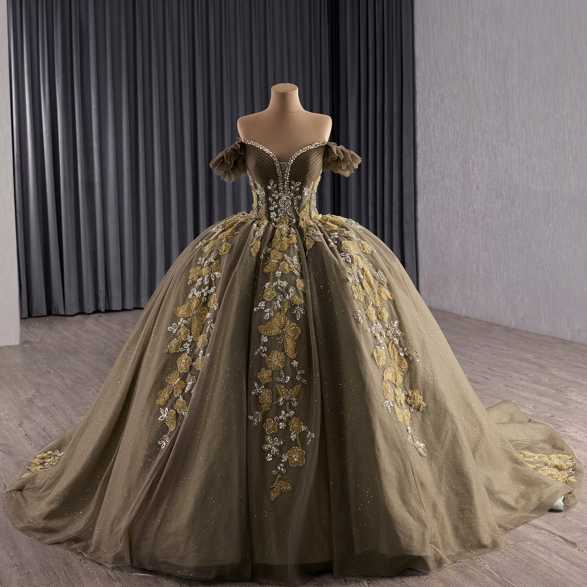 Olive Green Quinceanera Dress Robes De Soire Vestidos De 15 Anos Rosymae Olive Green Quinceanera Dress Robes De Soire Vestidos De 15 Anos Rosymae