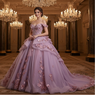 Elegant Bow Back Basque Waist Maxi Blush Quinceanera Dresses with Ruffle