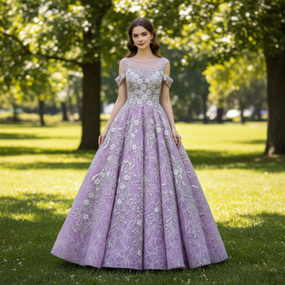 Blue Yellow Purple A Line Wedding Dresses and Bridal Gowns