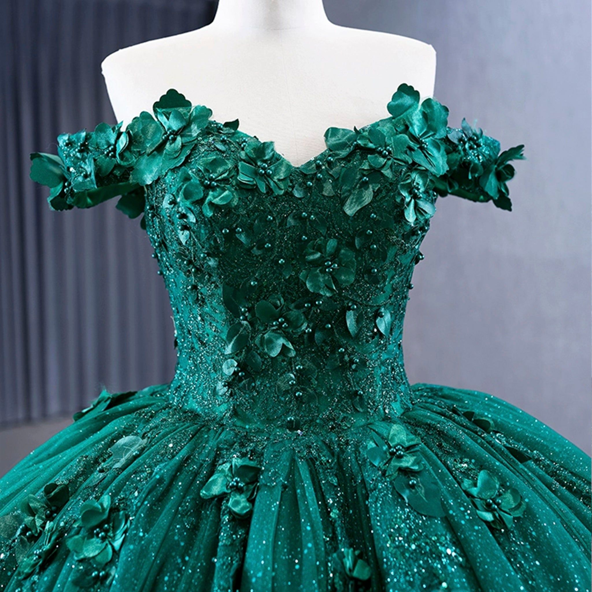 Spring Green Ball Gown Quinceanera Dress with Off The Shoulder Custom Colors / 0 Spring Green Ball Gown Quinceanera Dress with Off The Shoulder Custom Colors / 0