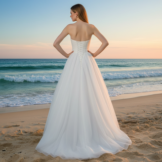 Tulle Wedding Dresses Layered Tulle Bridal Gowns