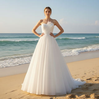 Tulle Wedding Dresses Layered Tulle Bridal Gowns