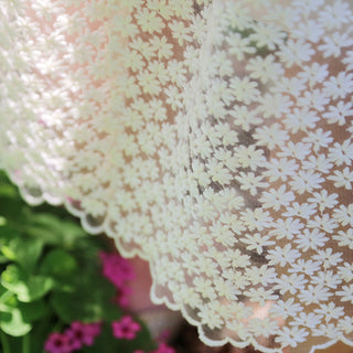 Elegant All Over Retro Lace A Line Tea Length Wedding Dress with 3/4 Sleeves