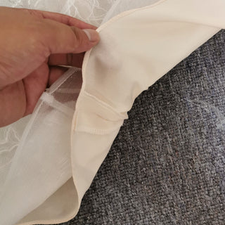 Fairy Tale Spaghetti Straps Princess Lace Wedding Dress with Pocket