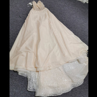 Fairy Tale Spaghetti Straps Princess Lace Wedding Dress with Pocket