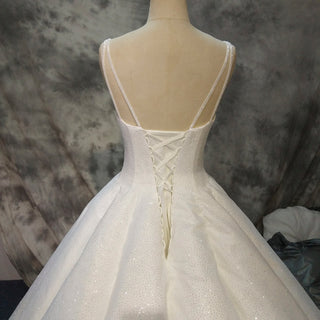 Scoop Neckline Vintage Wedding Dress with Timeless Look