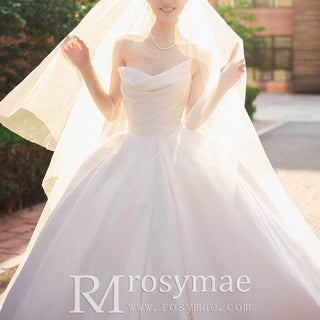 asymmetrical wedding dress