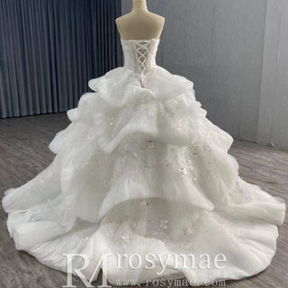 Ruffles Babay Blue Quinceanera Dress Robes De Soirée Vestidos De 15 Anos