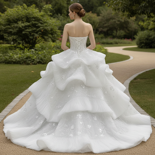 Ruffles Babay Blue Quinceanera Dress Robes De Soirée Vestidos De 15 Anos