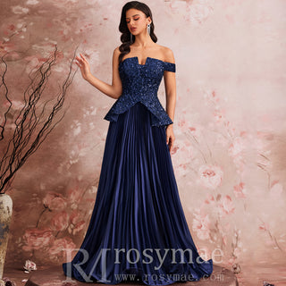 Elegant Sequin Patchwork Strapless Off-Shoulder Women Evening Dress