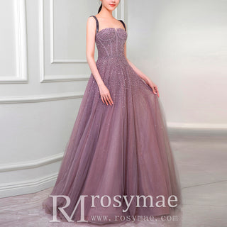 Women's Purple Formal Dresses & Evening Gowns with Strapy