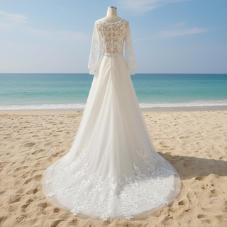 a-line-long-sleeve-bridal-wedding-dresses-with-v-neck