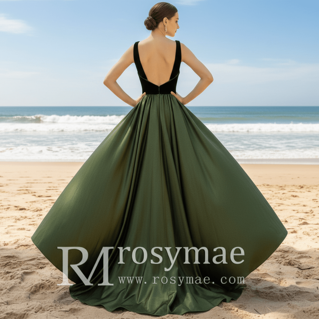 Above the Knee Wedding Dress Party Gown with Tank Strapy - Rosymae