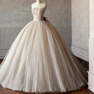 Wedding Dress with Pearls