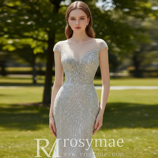 Convertible Mermaid Wedding Dress with Detachable Skirt - Rosymae