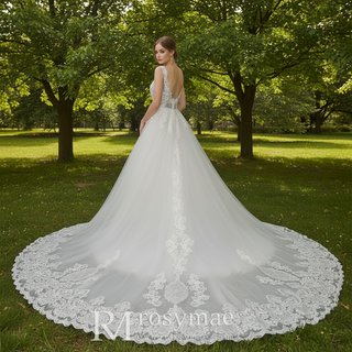 Elegant Tank Sleeve Ballgown Mermaid Convertible Wedding Dress