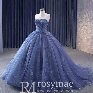 Detachable Blossom Wedding Dress Sweetheart Tiered Quinceanera Gown - Rosymae