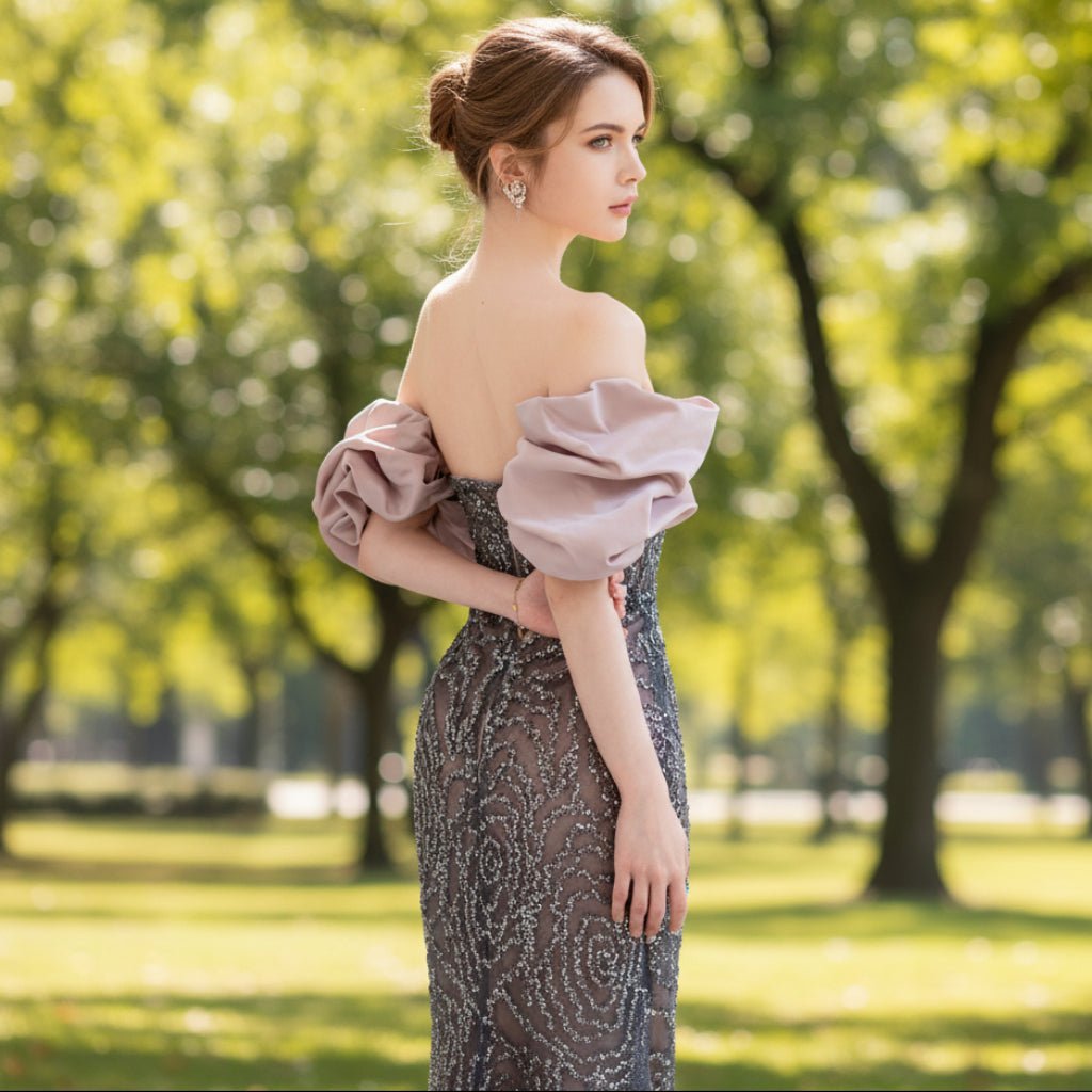 Detachable Skirt Prom Dresses with Sweetheart Neckline - Rosymae