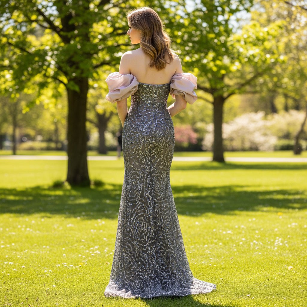 Detachable Skirt Prom Dresses with Sweetheart Neckline - Rosymae