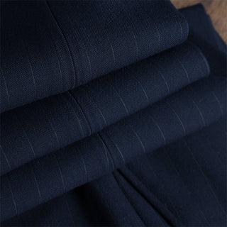Double Breasted Men's Formal Attire British Fashion Business Casual Suit - Rosymae
