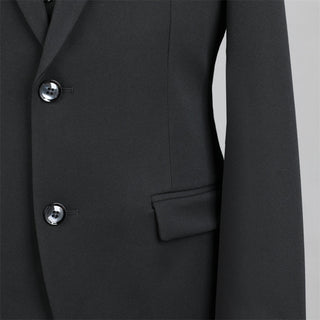 Double Breasted Men's Three Piece Suits & Blazer Office Formal Suit Slim Fit - Rosymae