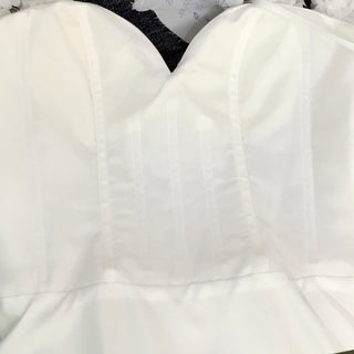Elegant A Line Tulle Classic Wedding Dress with Flowers on Shoulder - Rosymae
