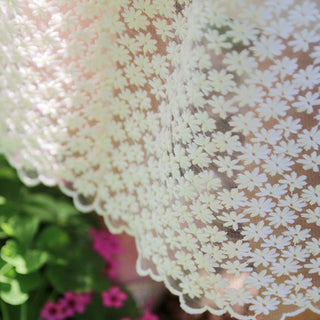 Elegant All Over Retro Lace A Line Tea Length Wedding Dress with 3/4 Sleeves - Rosymae