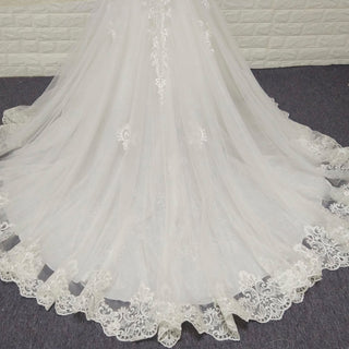 Elegant Spaghetti Straps Mermaid Wedding Gown with Beaded Bodice - Rosymae