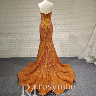 Elegant Women V Neck Sequin Maxi Evening Dress with Sparkly - Rosymae