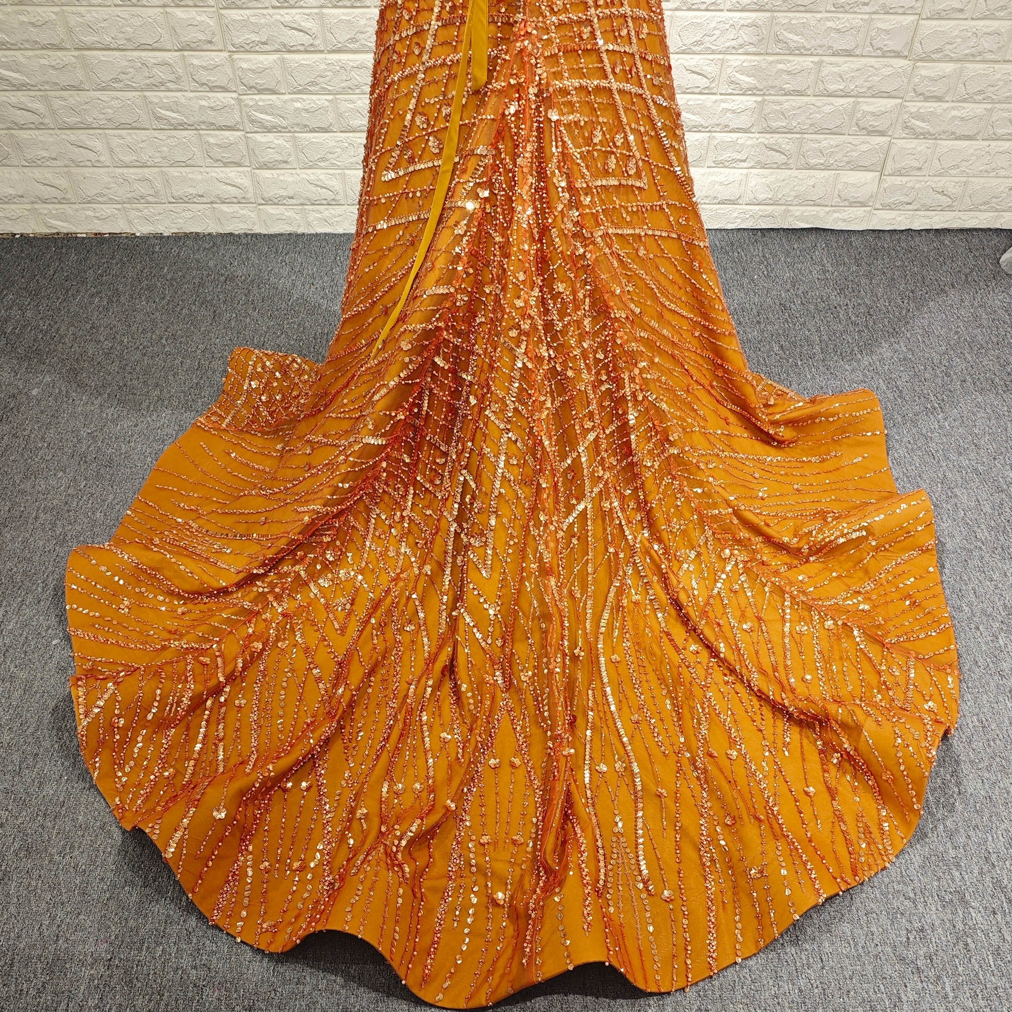 Elegant Women V Neck Sequin Maxi Evening Dress with Sparkly - Rosymae