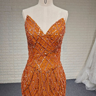 Elegant Women V Neck Sequin Maxi Evening Dress with Sparkly - Rosymae