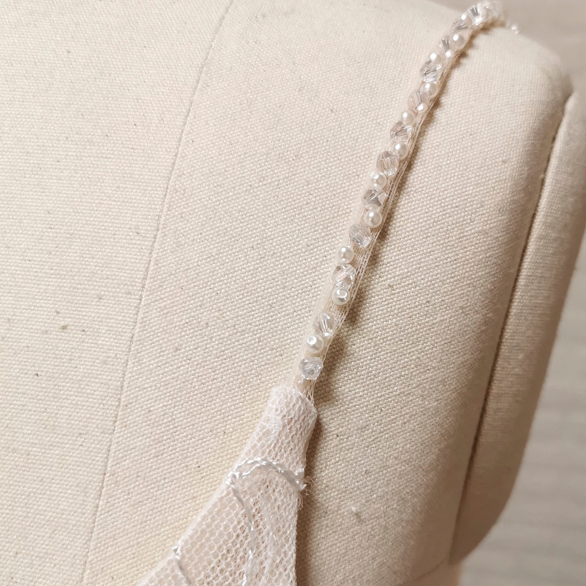 Fairy Tale Spaghetti Straps Princess Lace Wedding Dress with Pocket - Rosymae