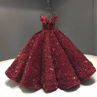 Fashion Quinceanera Dress Off The Shoulder Sweet 15 Girl Ball Gown - Rosymae