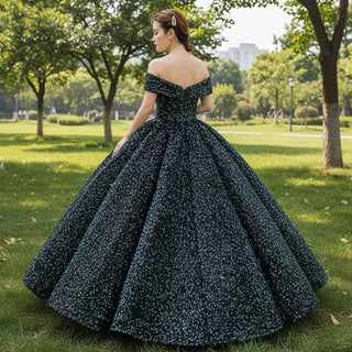 Fashion Quinceanera Dress Off The Shoulder Sweet 15 Girl Ball Gown - Rosymae