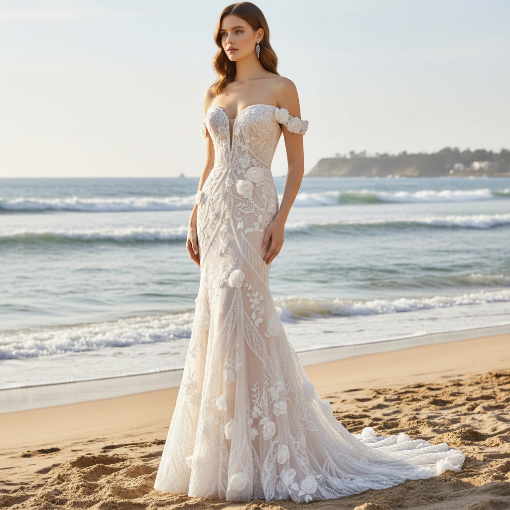 Sweetheart Neckline Princess Fit and Flare Wedding Dress Rosymae Sweetheart Neckline Princess Fit and Flare Wedding Dress Rosymae