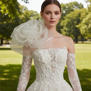 Floral Lace Bridal Gowns & Ball Gown Wedding Dresses - Rosymae