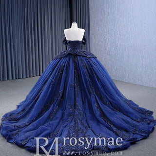 Gorgeous Ball Gown Off-the-shoulder Quinceanera Dress Evening Party Gown - Rosymae