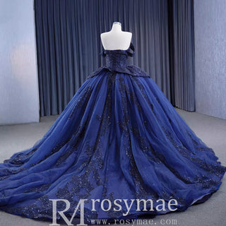 Gorgeous Ball Gown Off-the-shoulder Quinceanera Dress Evening Party Gown - Rosymae